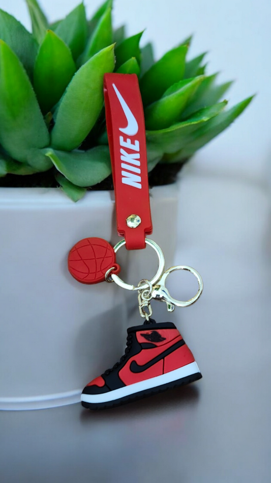 Red Nike Keychain