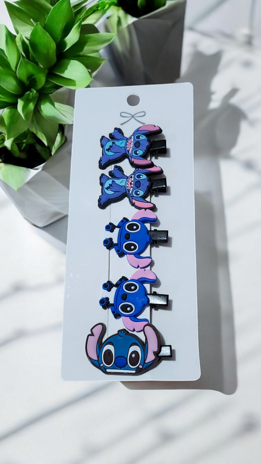 Cute Stitch Hair Clips