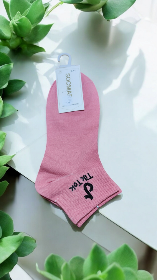 Pink Tik Toc Socks